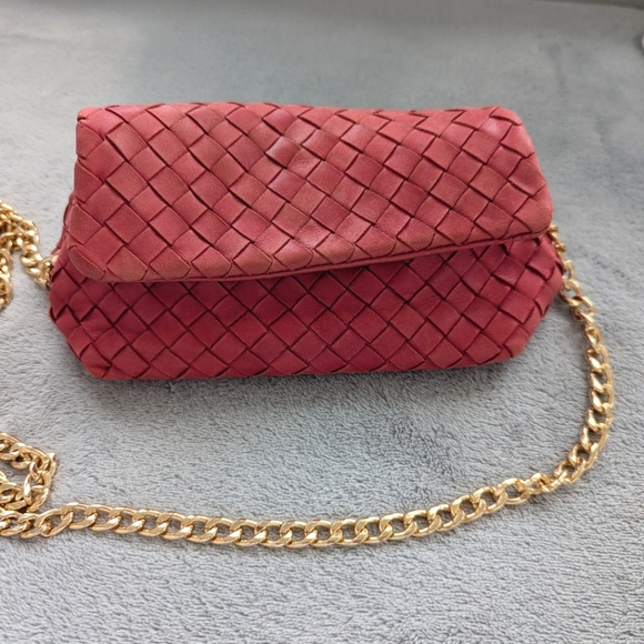 Bottega Veneta Handbags - Bottega Veneta small clutch / pouch with dust bag and unbranded chain